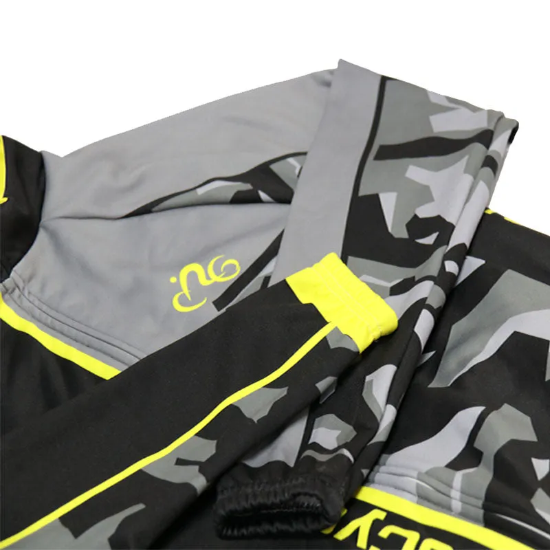 Duuel Fleece Retro Long Sleeves Jerseys