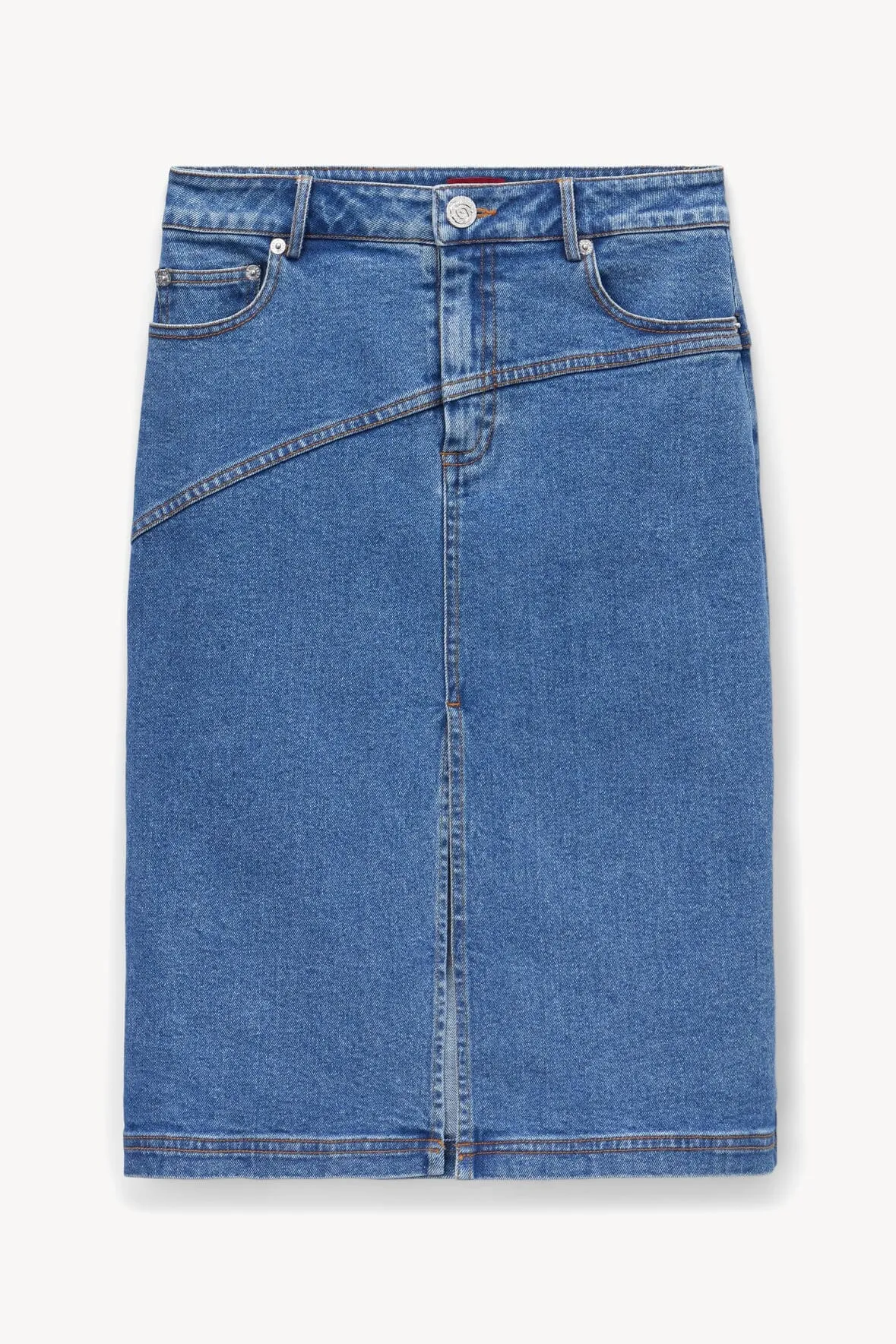 Hudson Skirt in Medium Wash