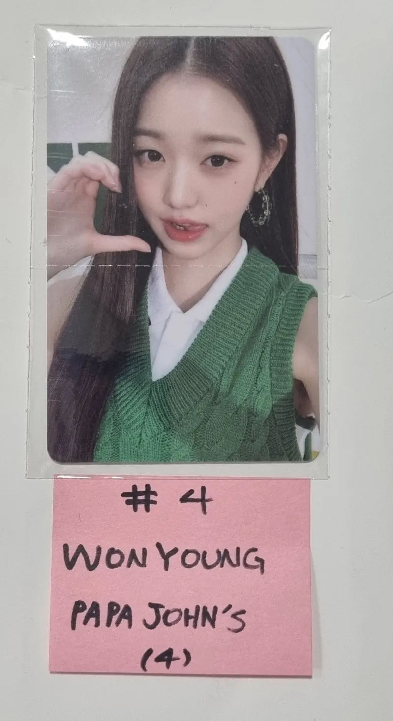 IVE 'IVE X PAPA JOHNS PIZZA' - Papa John's Event PVC Photocard [Restocked 5/11]